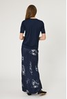LEA SKIRT - navy print
